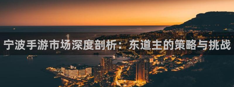 三牛娱乐网站：宁波手游市场深度剖析：东道主的策略与挑战