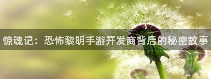 三牛娱乐测速系统：惊魂记：恐怖黎明手游开发商背后的秘密故事